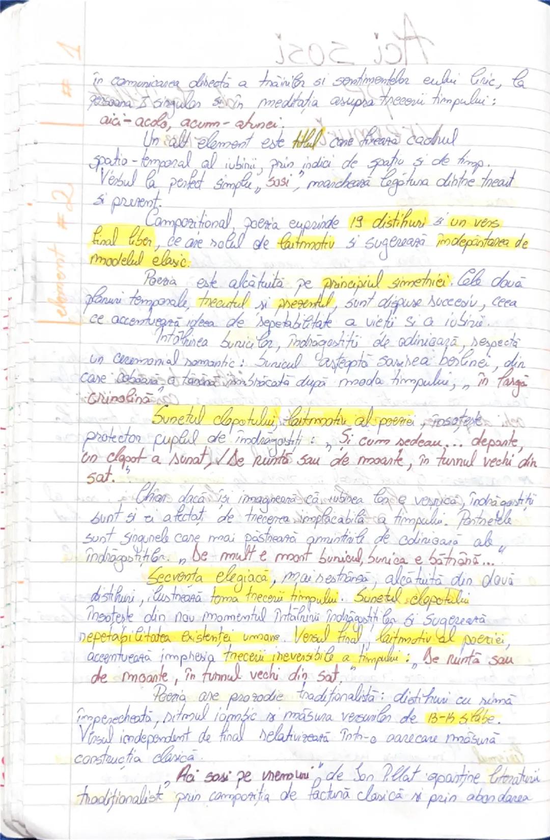 # Aci sosi

pe

Vremuri

Eseu despre particularitatile
unui text poetic
traditionalist

de Ion Pillat

~1923~

Poezia Ha sosi pe vremuri", d