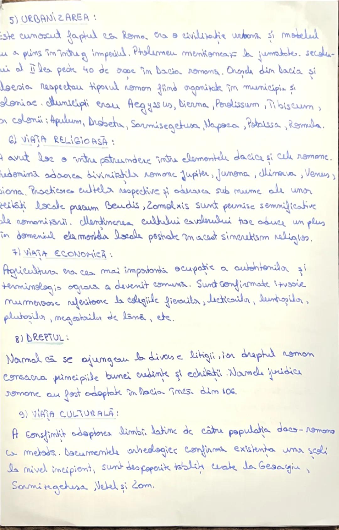 # PROCESUL DE ROMANIZARE

# ÎN DACIA - REFERAT

- Factori ce au contribuit la romanizarea din spațiul provinciei romane Dacia între 106 și 2