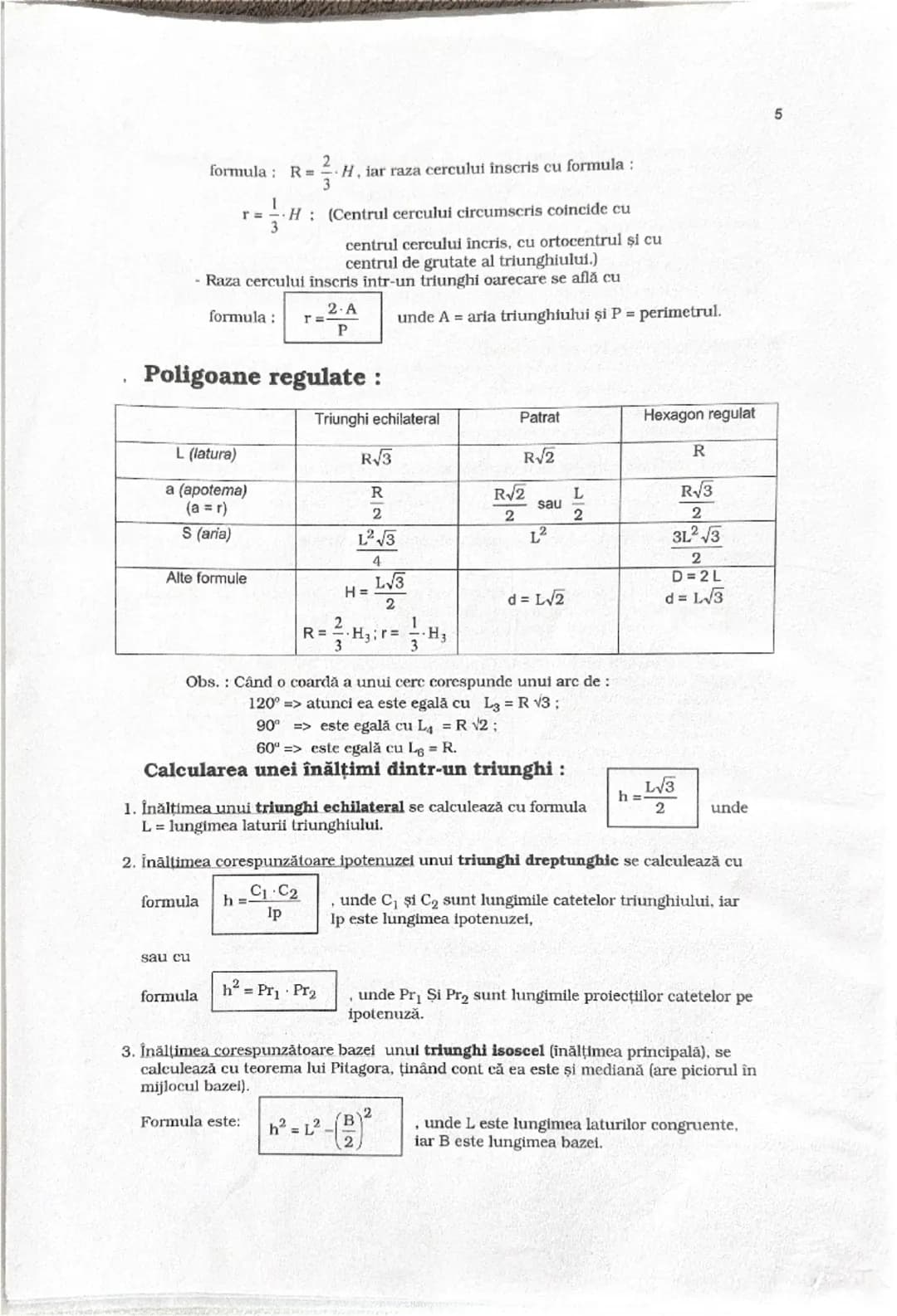 # SINTEZA A GEOMETRIEI
 de clasa a VII-a

# Asemănarea

1) **Teorema lui Thales** :
 O paralelă la o latură a unui triunghi determină pe cel