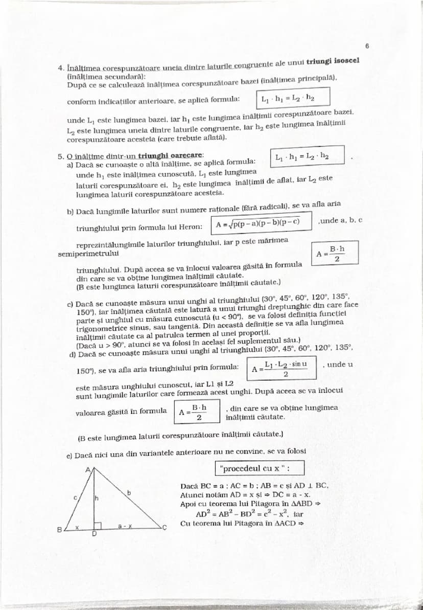 # SINTEZA A GEOMETRIEI
 de clasa a VII-a

# Asemănarea

1) **Teorema lui Thales** :
 O paralelă la o latură a unui triunghi determină pe cel
