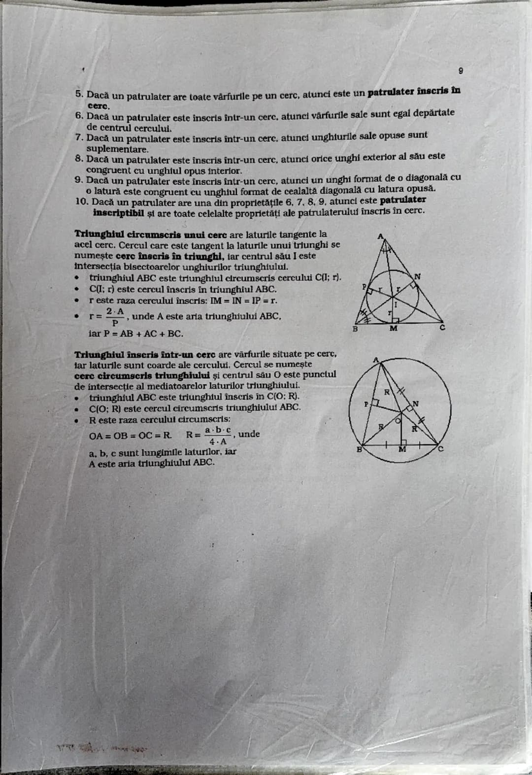 # SINTEZA A GEOMETRIEI
 de clasa a VII-a

# Asemănarea

1) **Teorema lui Thales** :
 O paralelă la o latură a unui triunghi determină pe cel