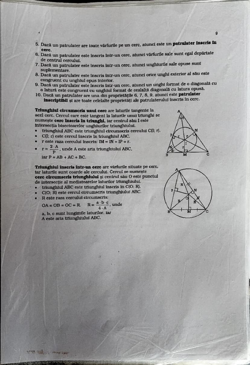 # SINTEZA A GEOMETRIEI
 de clasa a VII-a

# Asemănarea

1) **Teorema lui Thales** :
 O paralelă la o latură a unui triunghi determină pe cel