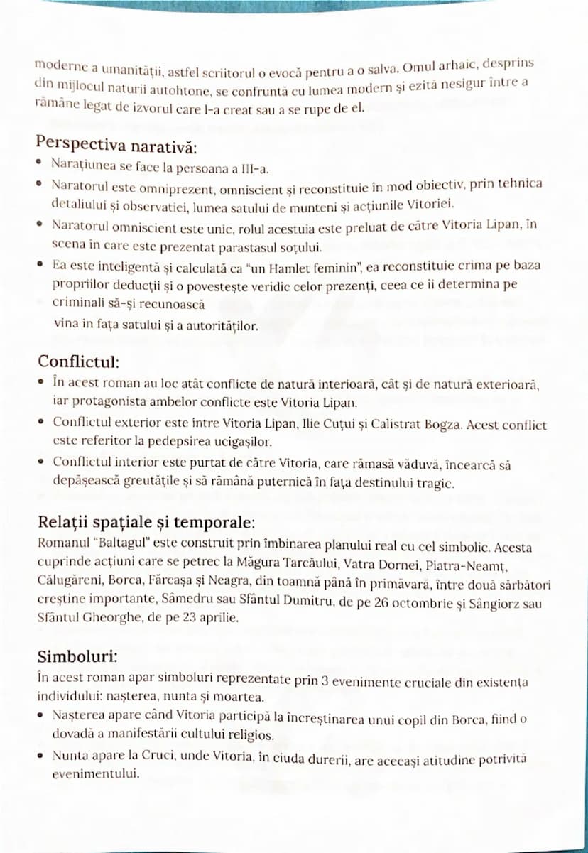 --- OCR Start ---
Baltagul
Mihail Sadoveanu
Genul epic:
Genul epic cuprinde toate operele literare, în care cu ajutorul acțiunii și al perso