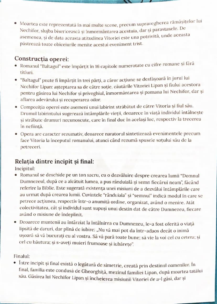 --- OCR Start ---
Baltagul
Mihail Sadoveanu
Genul epic:
Genul epic cuprinde toate operele literare, în care cu ajutorul acțiunii și al perso
