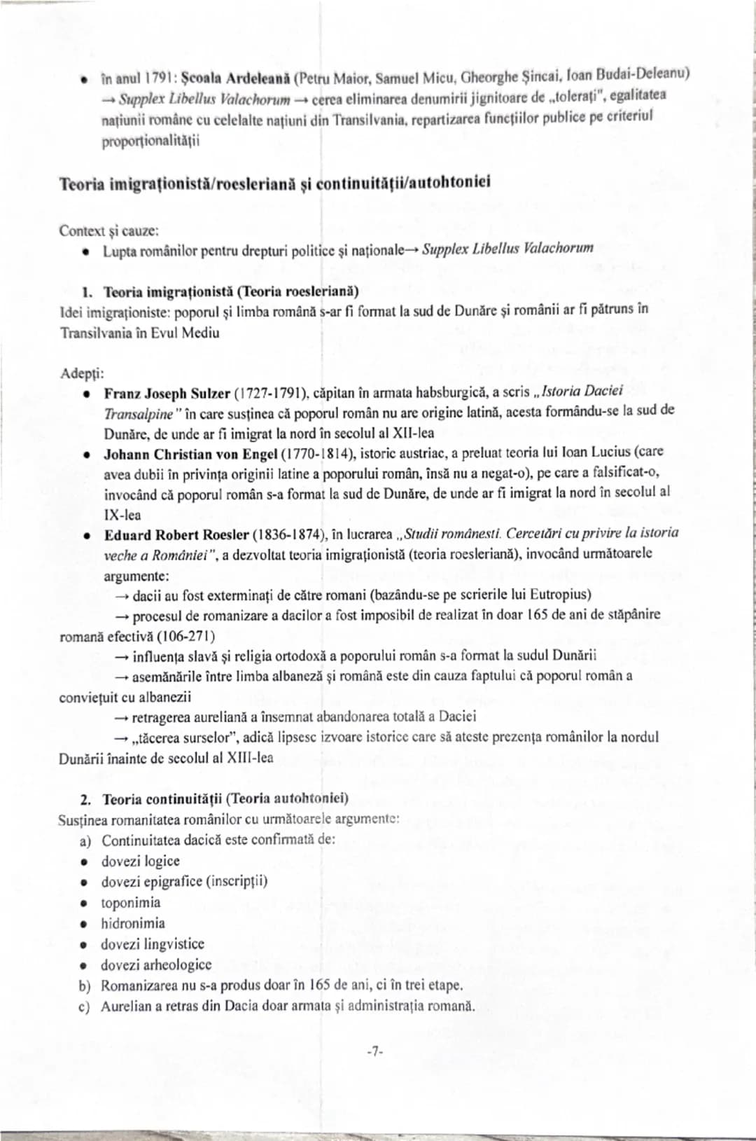 II. Etnogeneza românească
• este procesul istoric prin care au luat naştere poporul român şi limba română
• etapele etnogenezei:
→ între ani