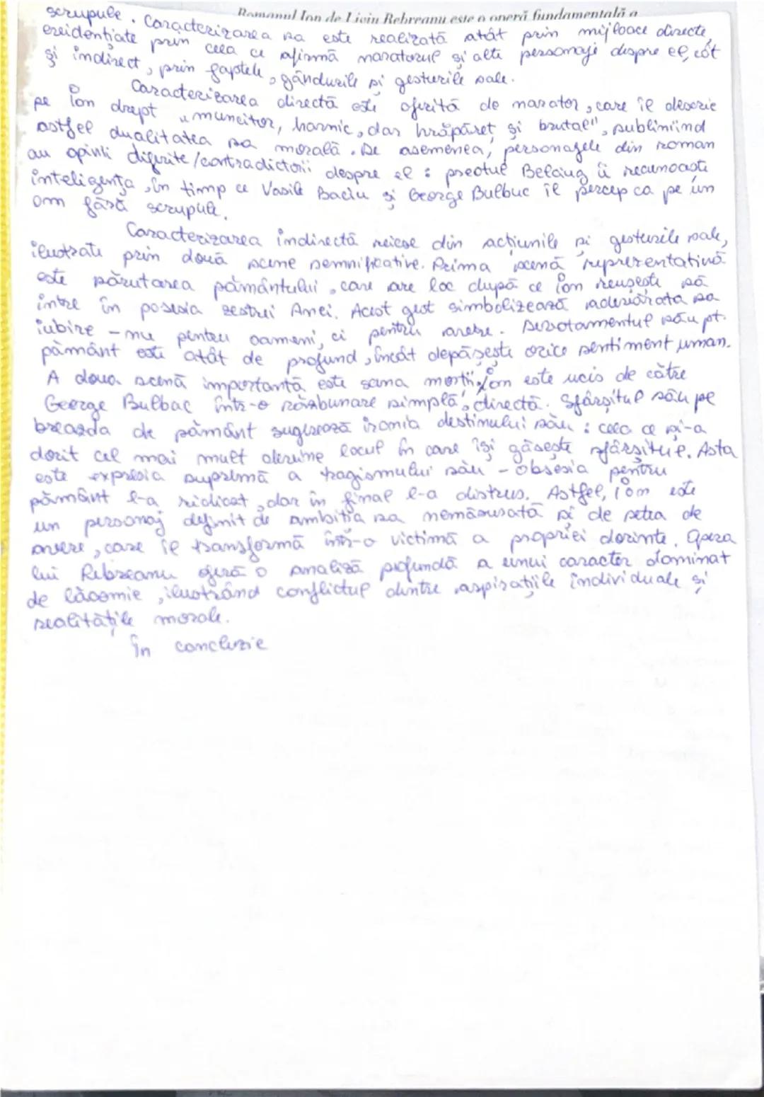 Bivolaru Daria
I D.

"Ion" - Livile Rebreanu

Romanul wiom" de Liviu Rebreanu este una dintre
cele mai importante opere ale literaturii româ