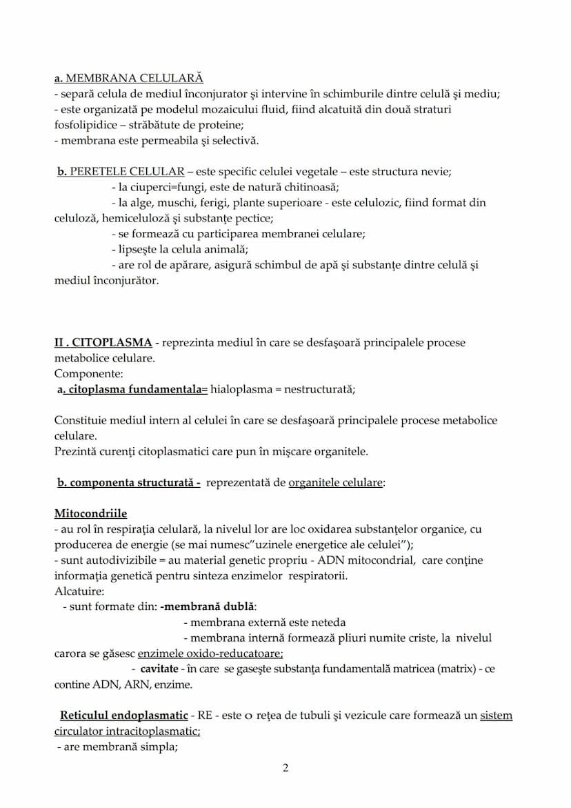 --- OCR Start ---
Evaluarea la disciplina BIOLOGIE VEGETALĂ ȘI ANIMALĂ
în cadrul examenului de bacalaureat - 2014
1. CONŢINUT PROGRAMĂ
Proba