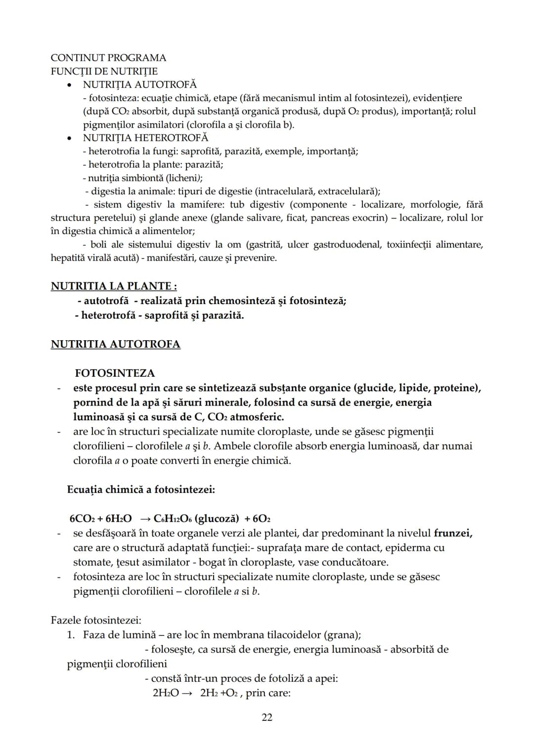 --- OCR Start ---
Evaluarea la disciplina BIOLOGIE VEGETALĂ ȘI ANIMALĂ
în cadrul examenului de bacalaureat - 2014
1. CONŢINUT PROGRAMĂ
Proba
