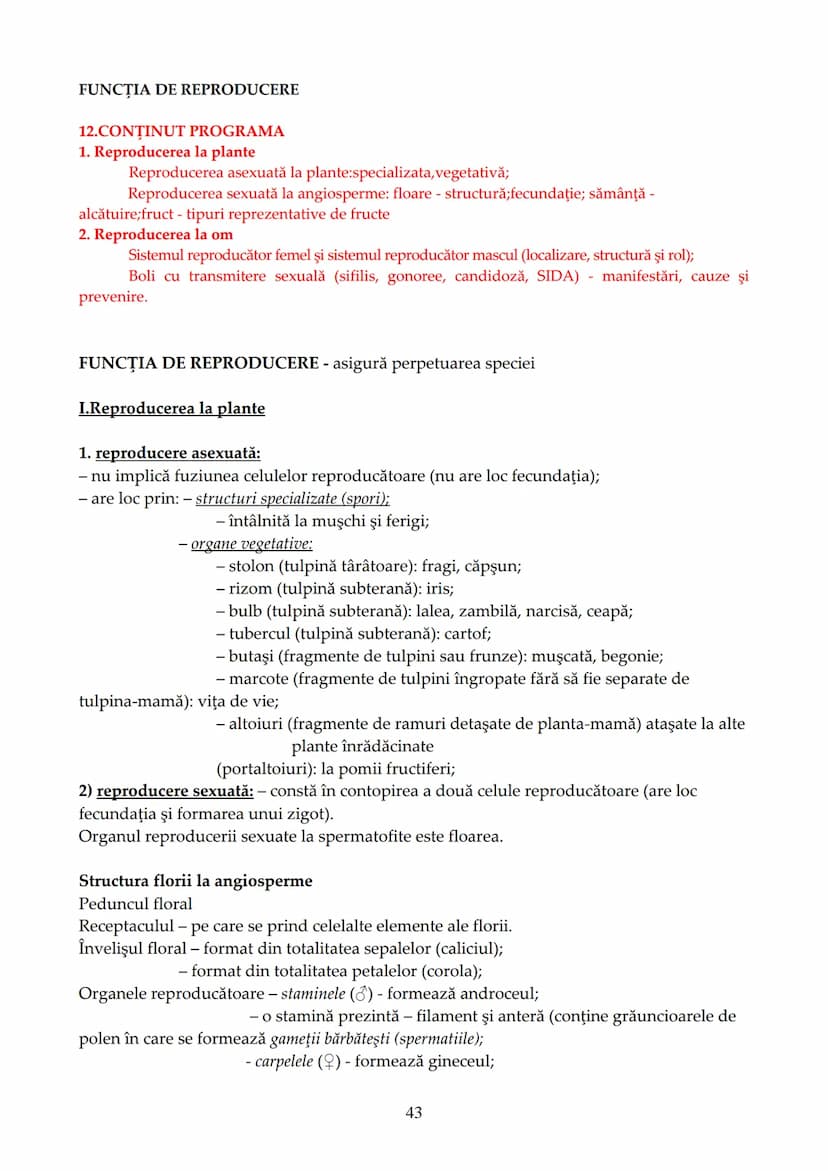 --- OCR Start ---
Evaluarea la disciplina BIOLOGIE VEGETALĂ ȘI ANIMALĂ
în cadrul examenului de bacalaureat - 2014
1. CONŢINUT PROGRAMĂ
Proba