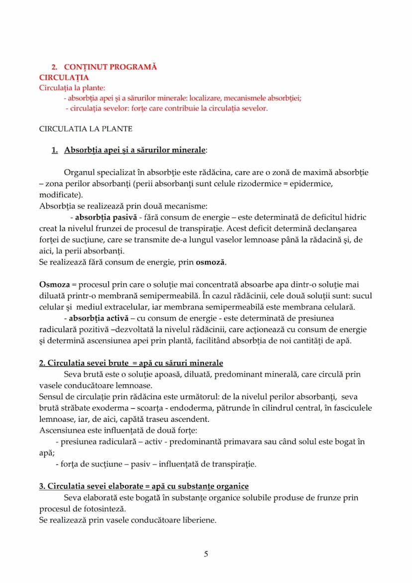 --- OCR Start ---
Evaluarea la disciplina BIOLOGIE VEGETALĂ ȘI ANIMALĂ
în cadrul examenului de bacalaureat - 2014
1. CONŢINUT PROGRAMĂ
Proba