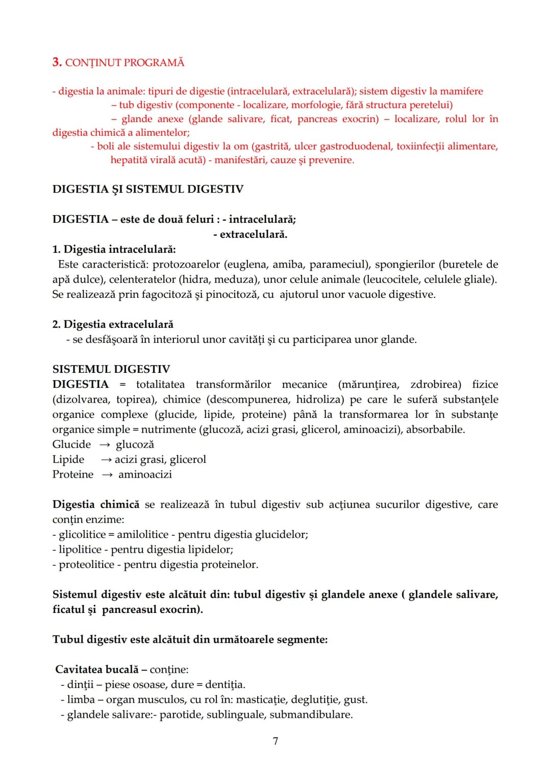 --- OCR Start ---
Evaluarea la disciplina BIOLOGIE VEGETALĂ ȘI ANIMALĂ
în cadrul examenului de bacalaureat - 2014
1. CONŢINUT PROGRAMĂ
Proba