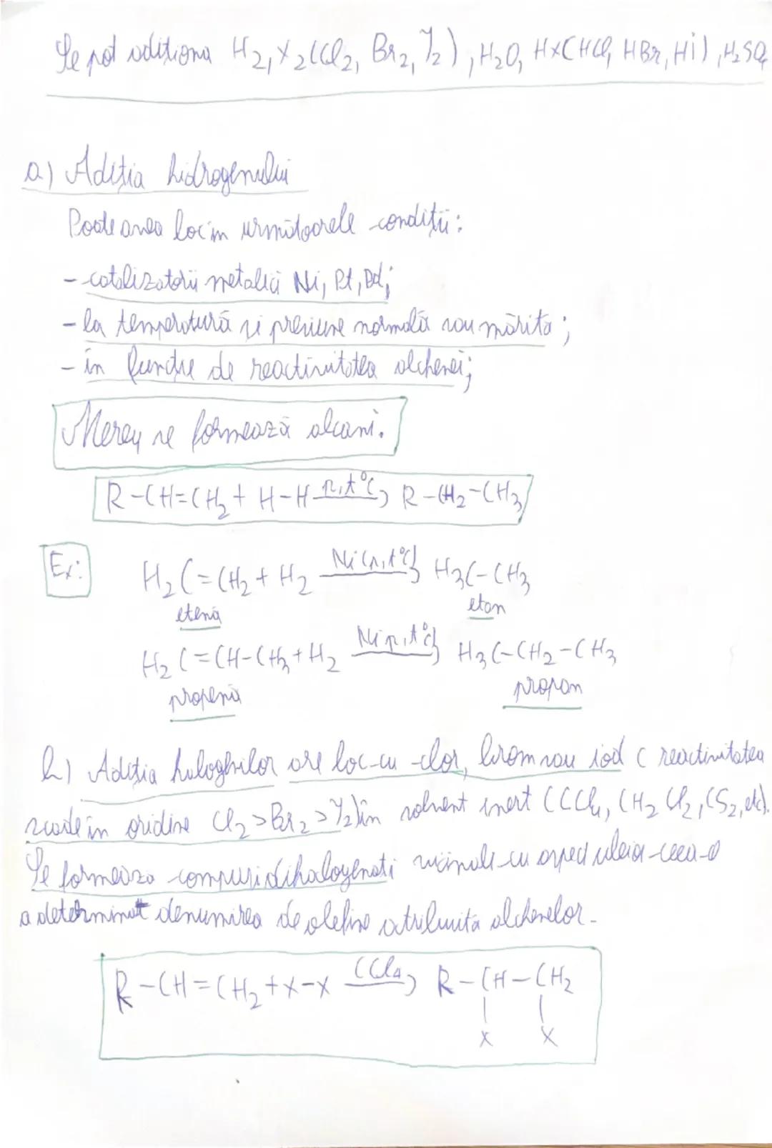 Alikene
Alcheneele sunt hidrocarburi nesaturate aciclice
care contin in molecula lor o legatura dubla intre
2 atomi de carbon.
Ex:
H
H-C=C
H