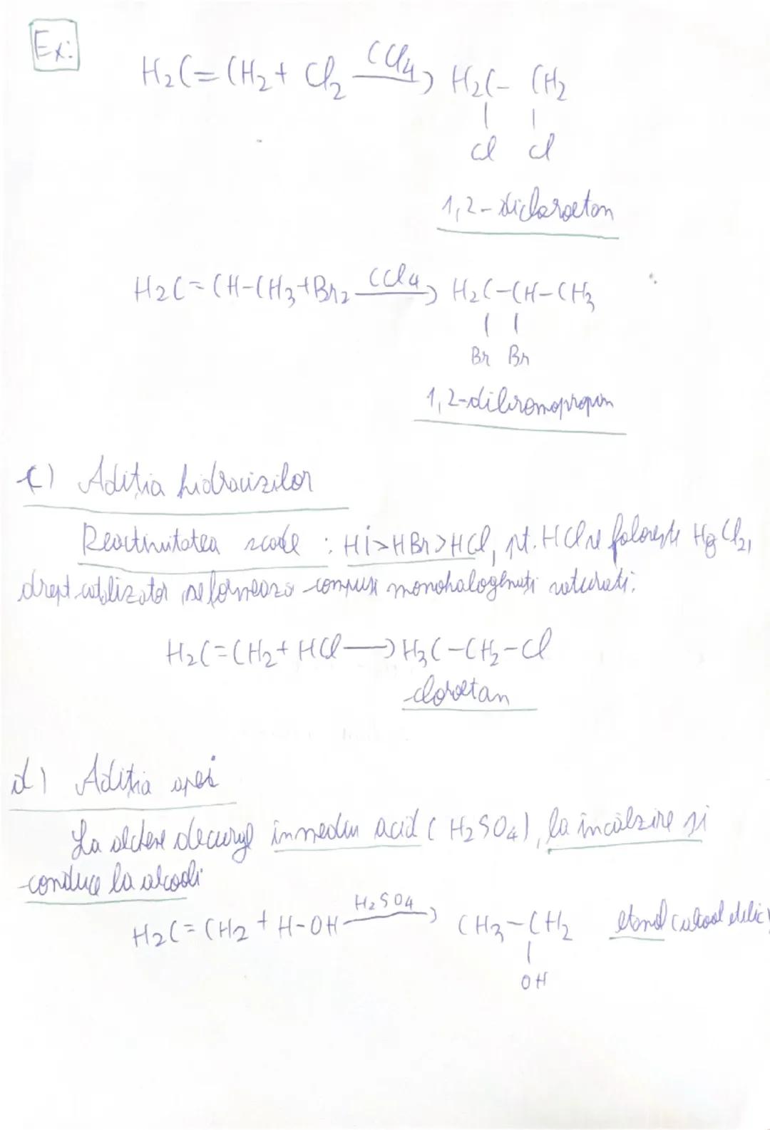Alikene
Alcheneele sunt hidrocarburi nesaturate aciclice
care contin in molecula lor o legatura dubla intre
2 atomi de carbon.
Ex:
H
H-C=C
H