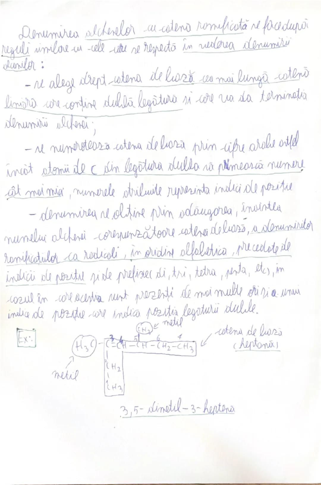 Alikene
Alcheneele sunt hidrocarburi nesaturate aciclice
care contin in molecula lor o legatura dubla intre
2 atomi de carbon.
Ex:
H
H-C=C
H