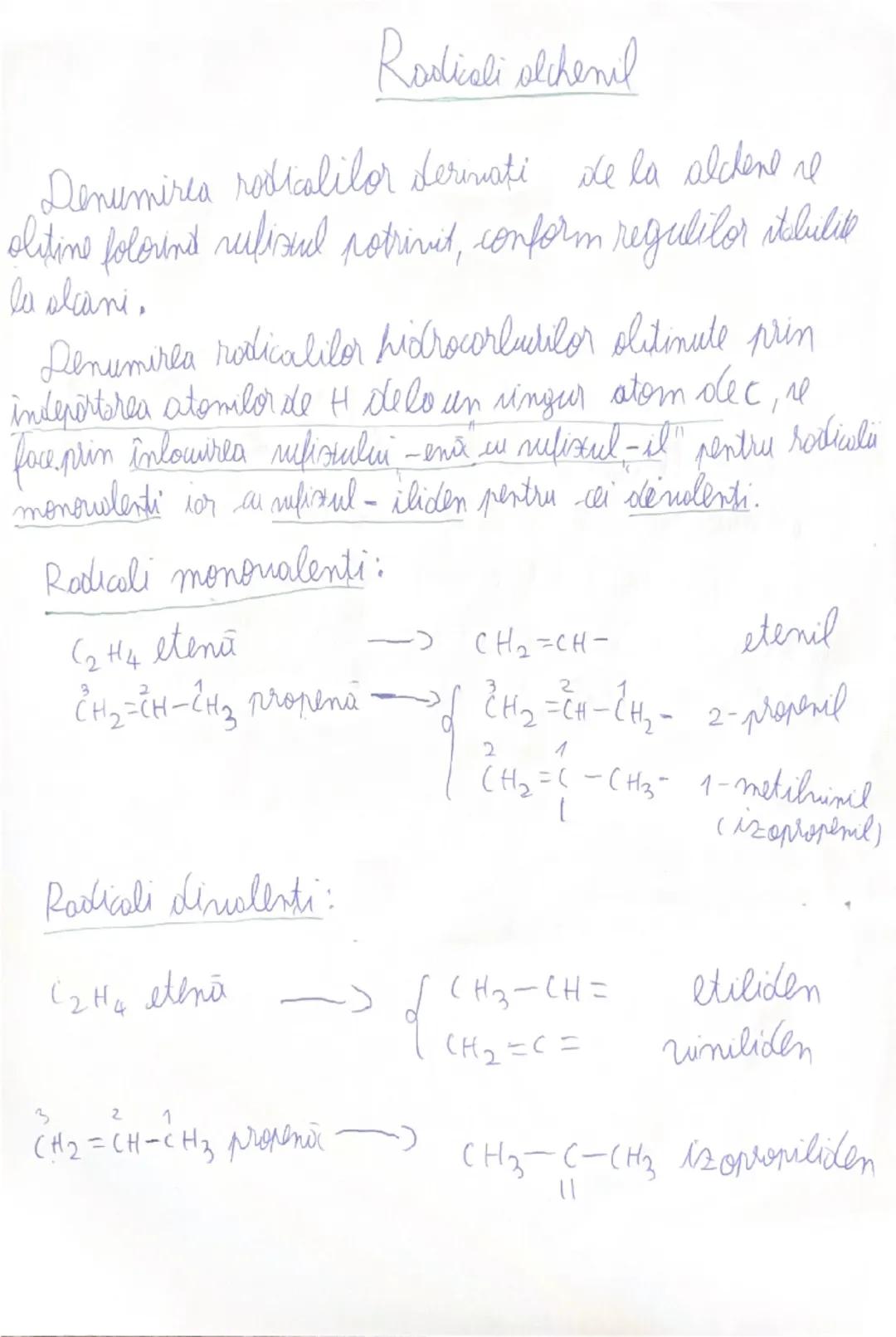 Alikene
Alcheneele sunt hidrocarburi nesaturate aciclice
care contin in molecula lor o legatura dubla intre
2 atomi de carbon.
Ex:
H
H-C=C
H