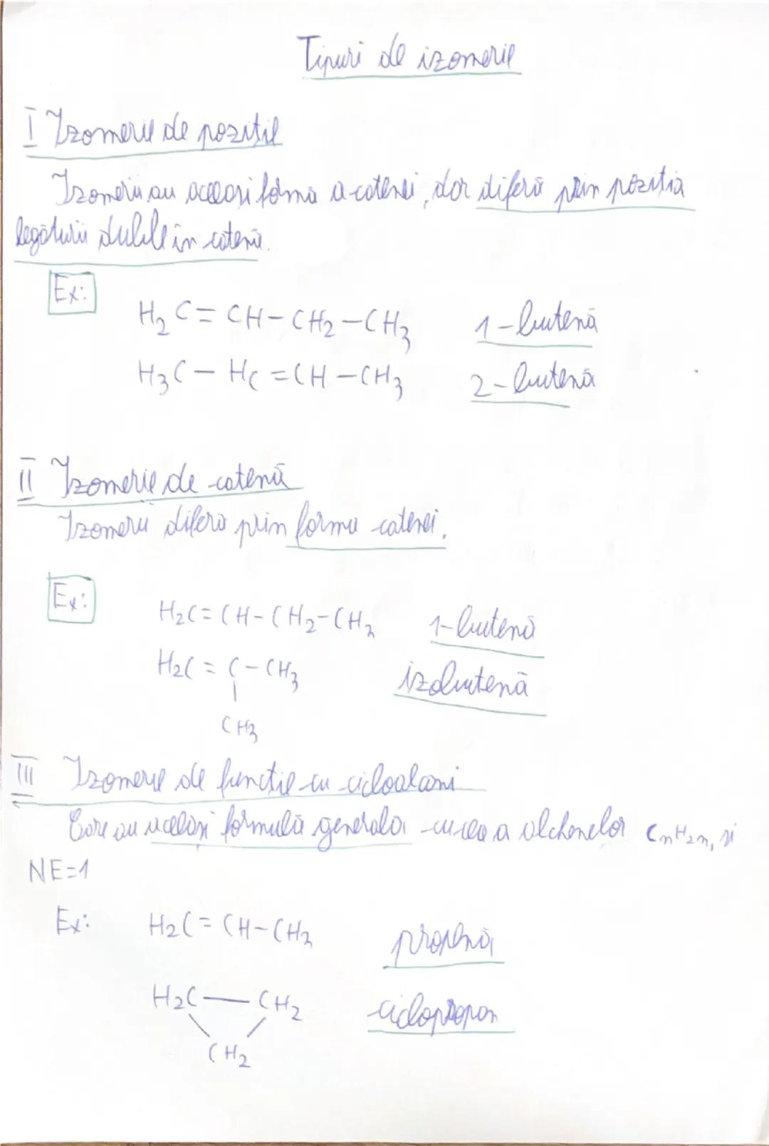 Alikene
Alcheneele sunt hidrocarburi nesaturate aciclice
care contin in molecula lor o legatura dubla intre
2 atomi de carbon.
Ex:
H
H-C=C
H