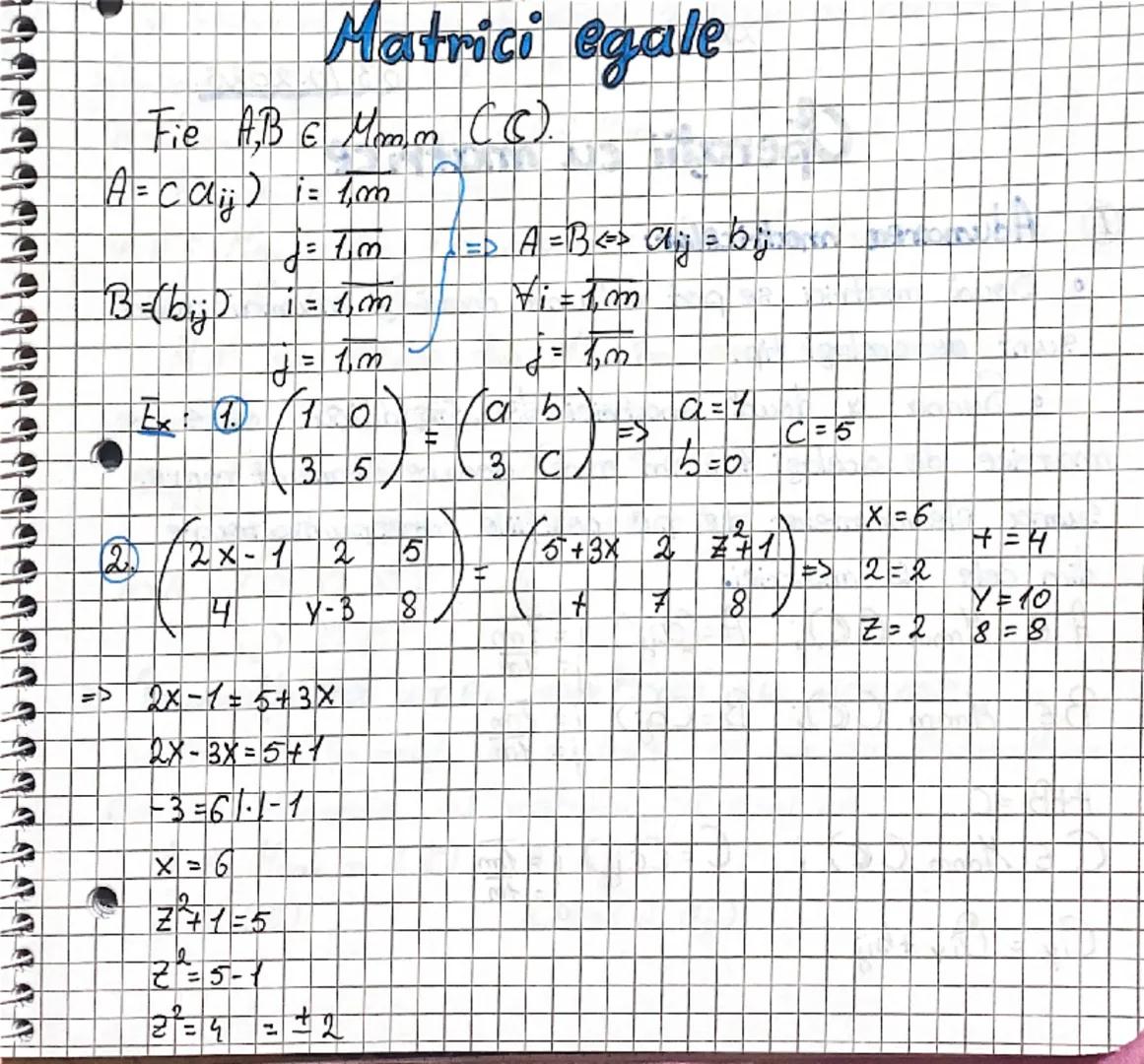 4. $x²-1=0$
$x²=1$
$x=±√1=±1$

25.09.2025.

# Matrice. Multimi de matrice

1. Tabel de tip matriceal:

X 1 2 3
Y 0 -1 4

Notăm $A=\begin{pma