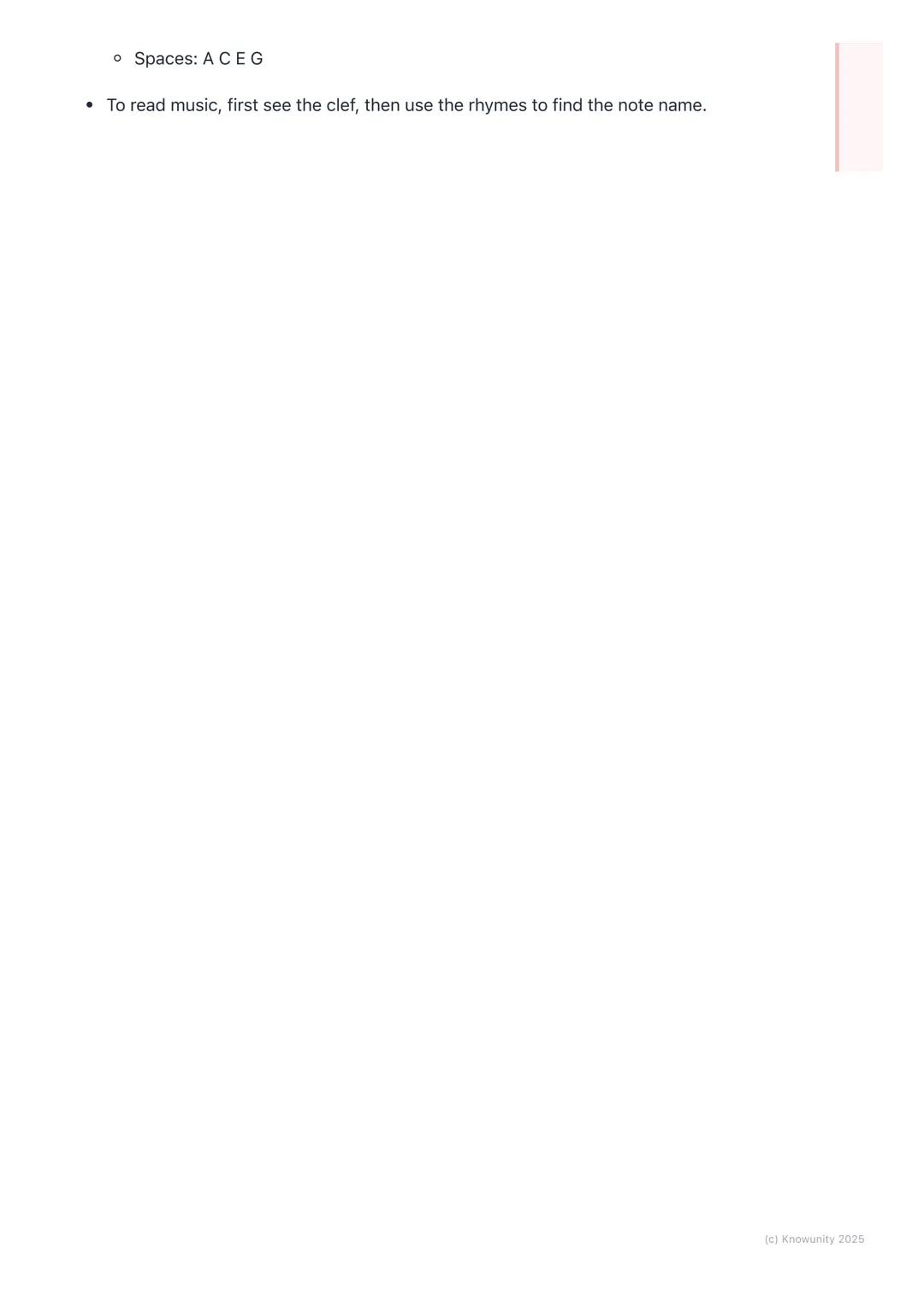 # The Staff and Clefs

Introduction to the staff and clefs

Music is written down so other people can play it. The notes are written on a
se