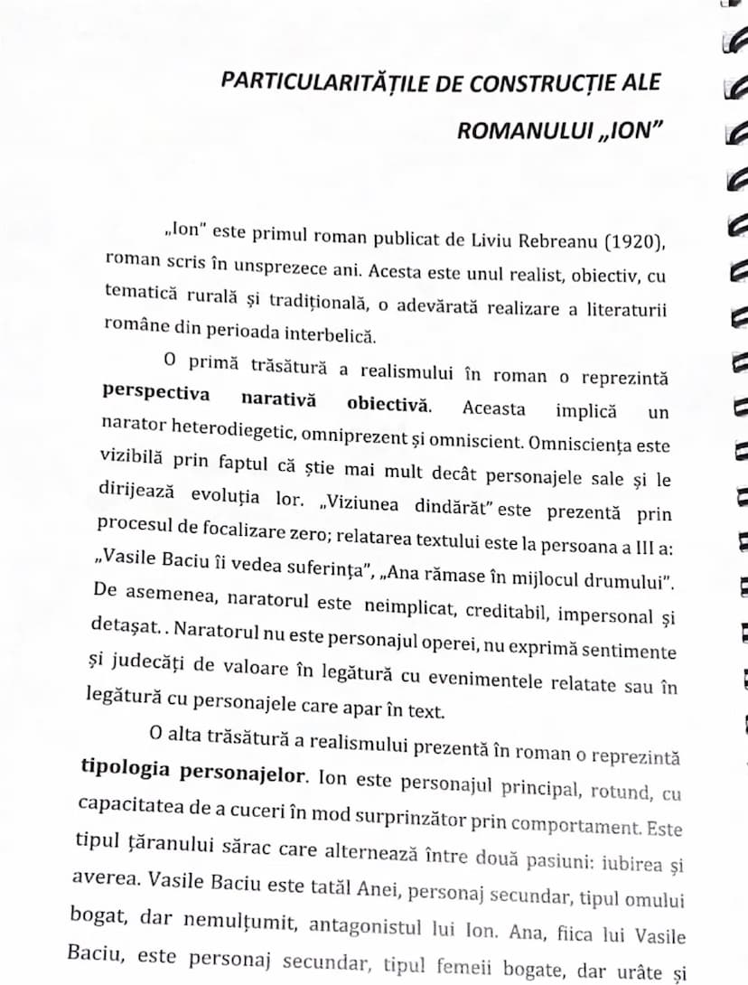 --- OCR Start ---
reprezintă statutul femeii în societatea rurală a epocii respective.
Florica, personaj secundar, întruchipează o altă pers