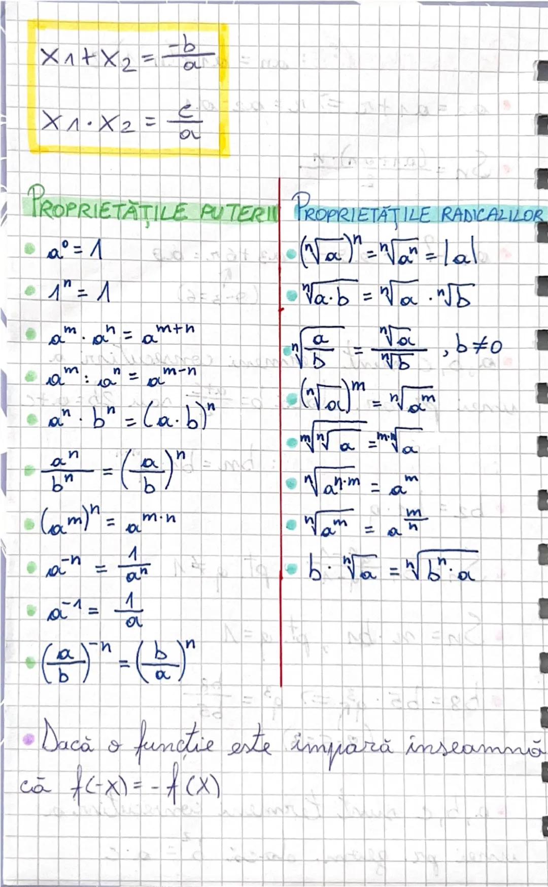 ## Formule de calcul prescurtat
($a+b$)² = $a² + 2ab + b²$
($a-b$)² = $a²-2ab+b²$
$a²-b²$= ($a-b$) ($a+b$)
($a+b$)³ = $a³+3a²b+3ab²+b²$
($a-