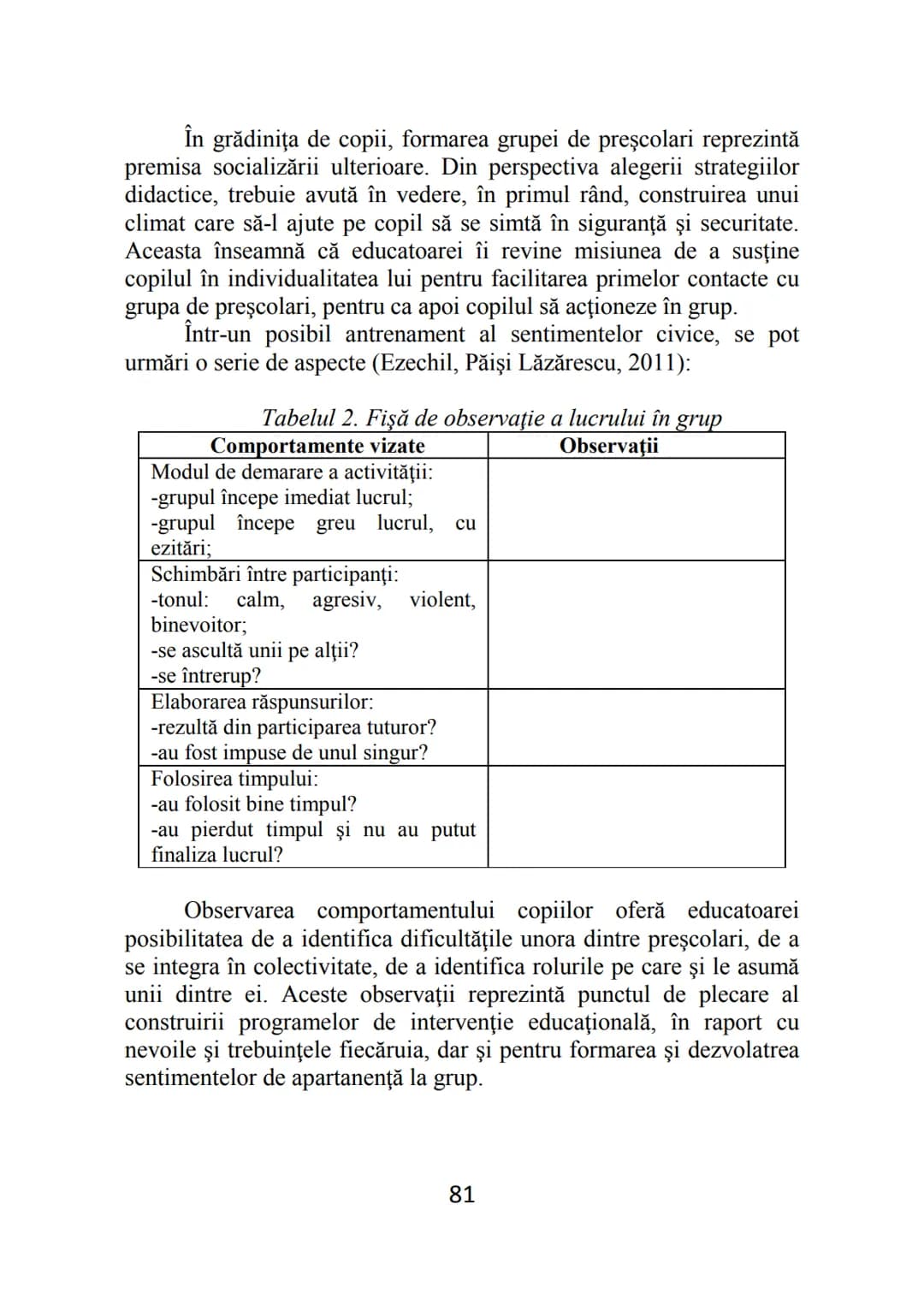 Florentina MOGONEA (coordonator)
Alexandrina Mihaela POPESCU * Mihaela Aurelia ŞTEFAN *
Ecaterina Sarah FRĂSINEANU * Florentin Remus MOGONEA