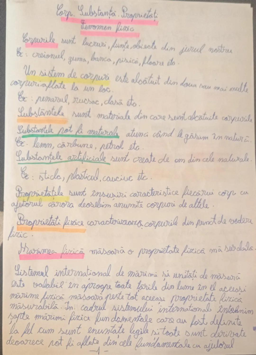 Fenomen Fizic: Noțiuni și Măsurători de Lungime