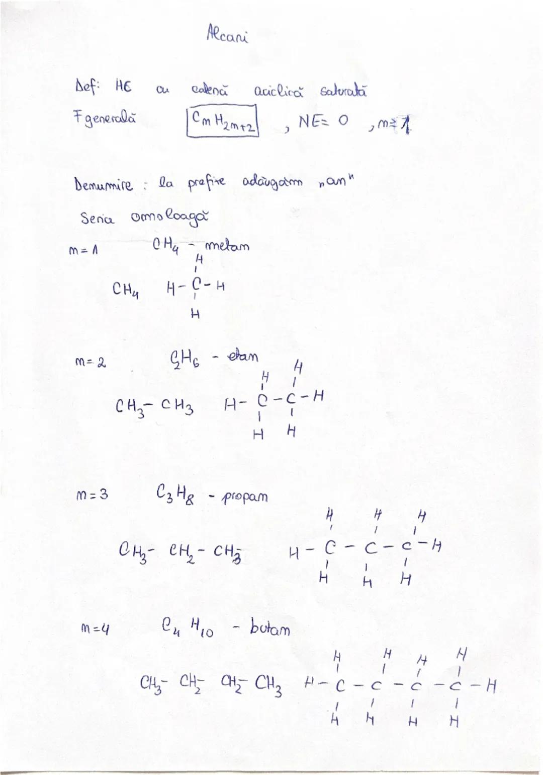 Clasificarea compusilor organici
Compusi organici
→ Hidrocarburi
• Sahrate
• alcani $C_nH_{2n+2}$ 
• mesalurate
• alchene $C_nH_{2n}$
• alca