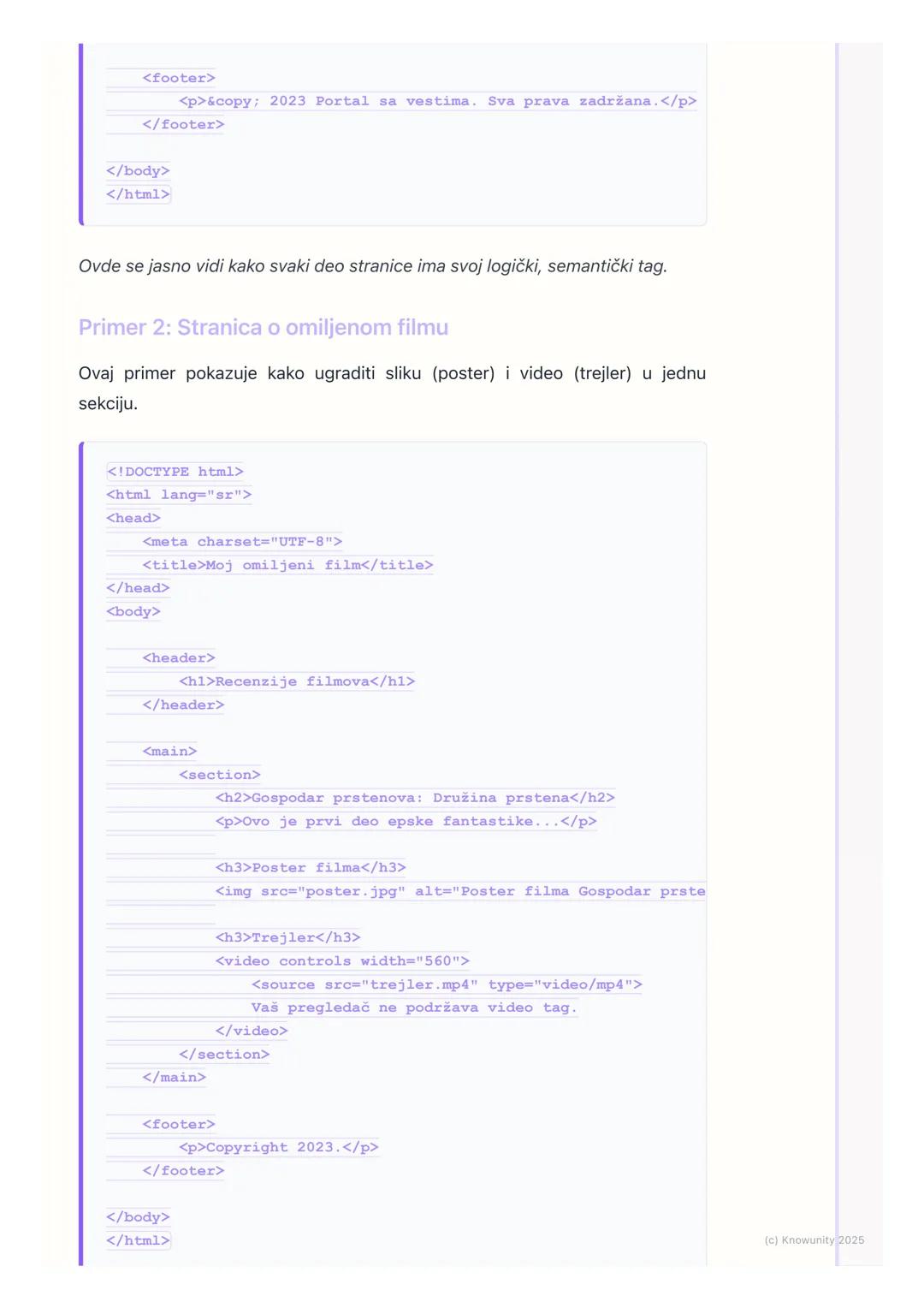 # HTML - struktura veb stranice

HTML - struktura veb stranice

Uvod u napredniju strukturu

HTML (HyperText Markup Language) je osnova svak