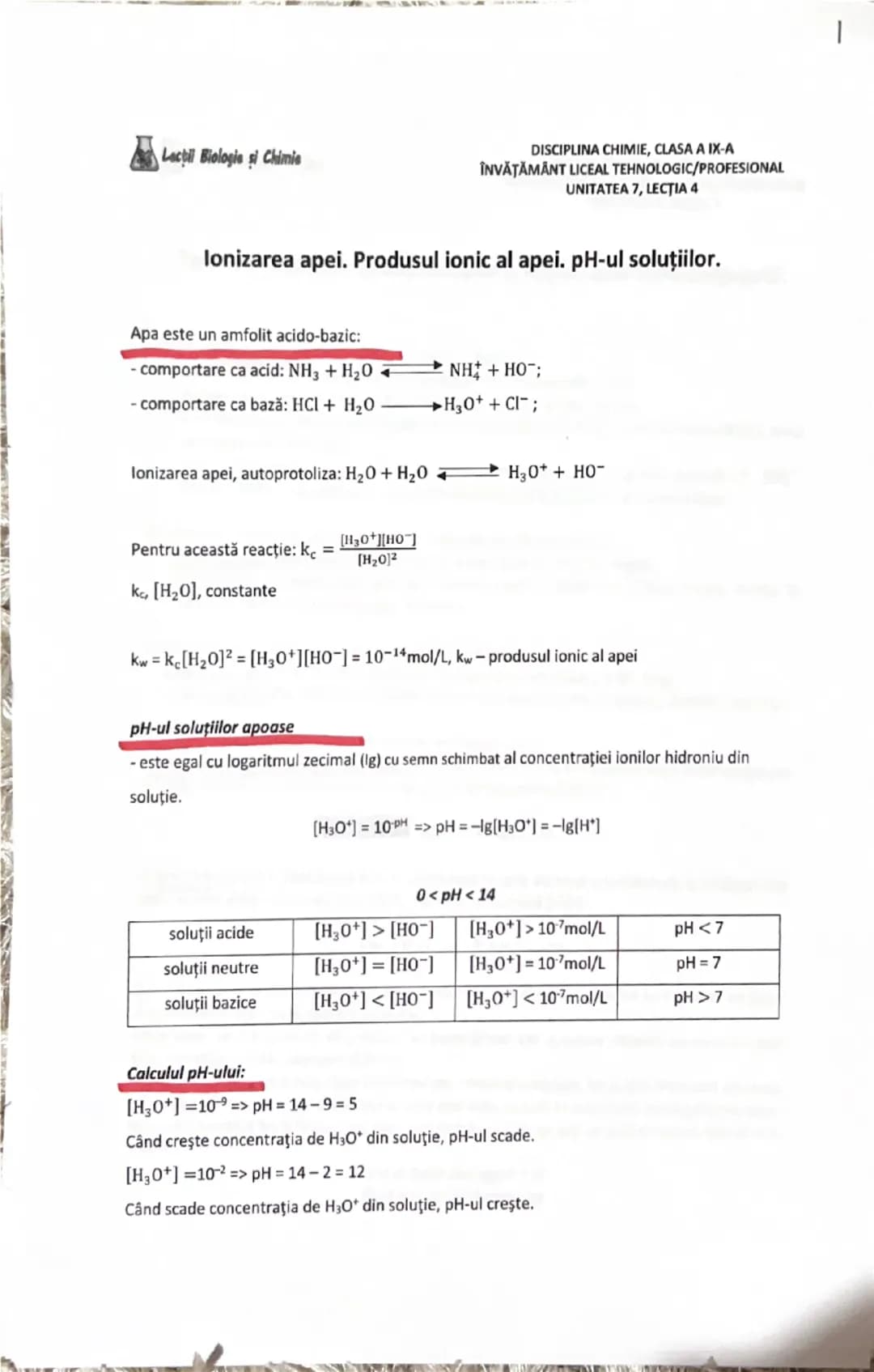 # Lecții Biologie și Chimie

DISCIPLINA CHIMIE,
ÎNVĂȚĂMÂNT LICEAL TEHNOLOGIC/PROFESIONAL
UNITATEA 1, LECȚIA 3

Recapitulare. Substanțe chimi