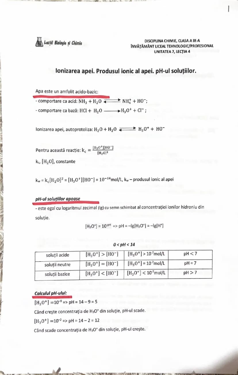 # Lecții Biologie și Chimie

DISCIPLINA CHIMIE,
ÎNVĂȚĂMÂNT LICEAL TEHNOLOGIC/PROFESIONAL
UNITATEA 1, LECȚIA 3

Recapitulare. Substanțe chimi