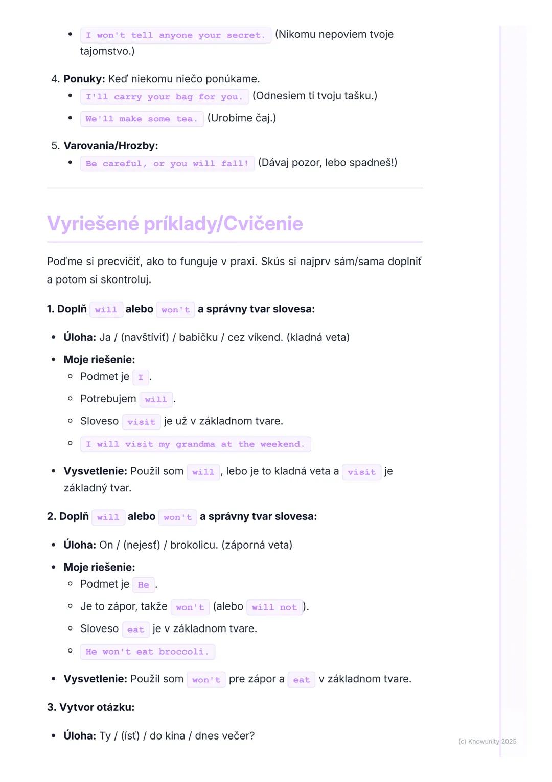 # Budúci čas (Future Simple s
'will')

Prehl'ad budúceho času s 'will'

Ahojte! Dnes si zopakujeme budúci čas v angličtine, konkrétne s pomo