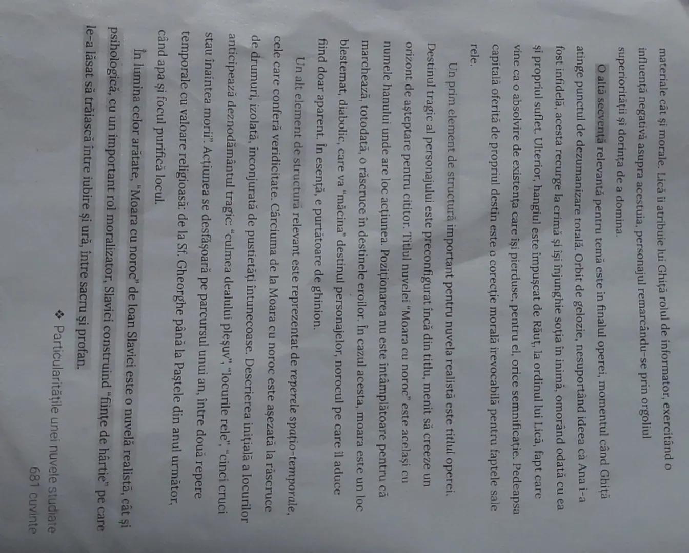 # MOARA CU NOROC
# IOAN SLAVICI
1881

În epoca marilor clasici, loan Slavici aduce în literatura română un nou tip de
realism, şi anume cel 
