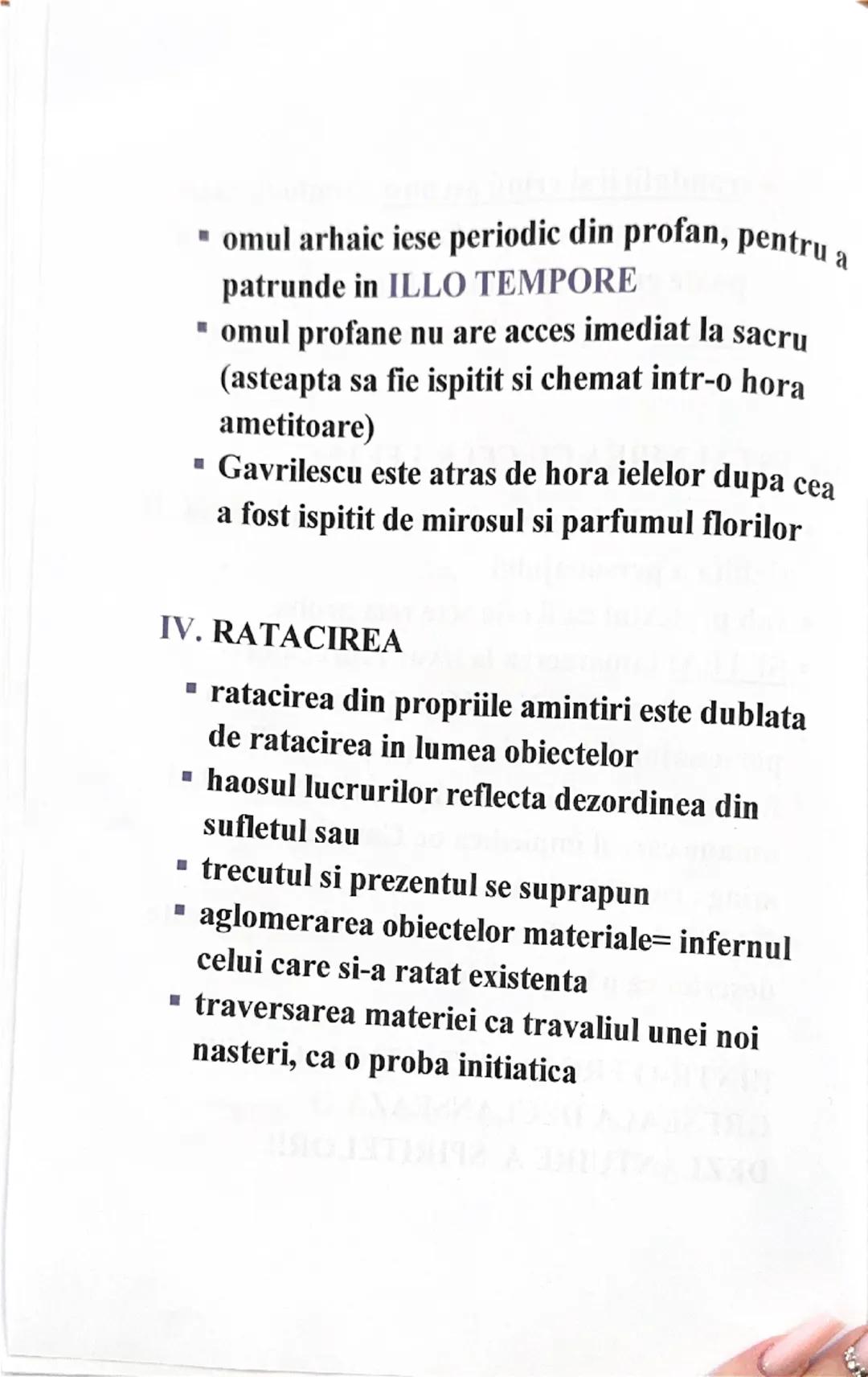 ## 2. LA TIGANCI

**TEME:**

- dimensiunea sacra si dimensiunea profana
(opozitia)
- existenta misterului in cotidianul desacralizat
- istor