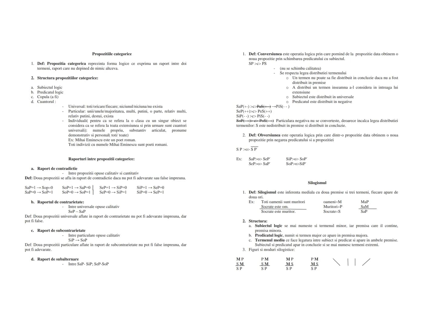 --- OCR Start ---
LOGICĂ
Conținut minimal pentru bac
1. OBIECTUL DE STUDIU AL LOGICII
-În sens restrîns logica studiază din punct de vedere 