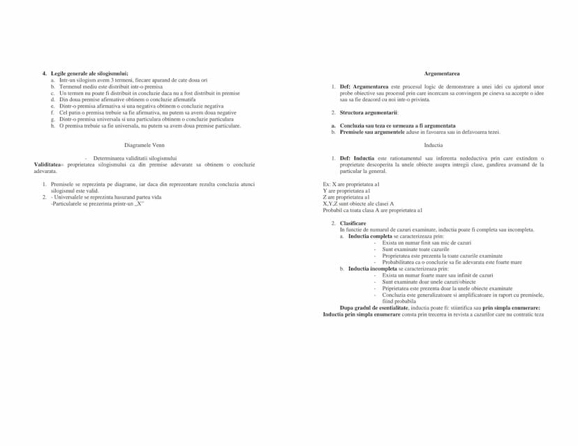--- OCR Start ---
LOGICĂ
Conținut minimal pentru bac
1. OBIECTUL DE STUDIU AL LOGICII
-În sens restrîns logica studiază din punct de vedere 