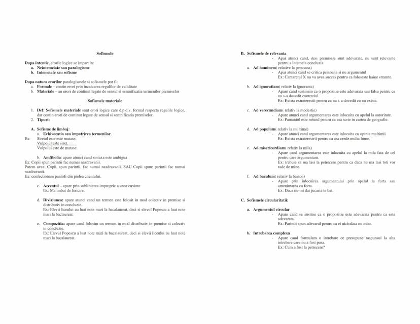 --- OCR Start ---
LOGICĂ
Conținut minimal pentru bac
1. OBIECTUL DE STUDIU AL LOGICII
-În sens restrîns logica studiază din punct de vedere 