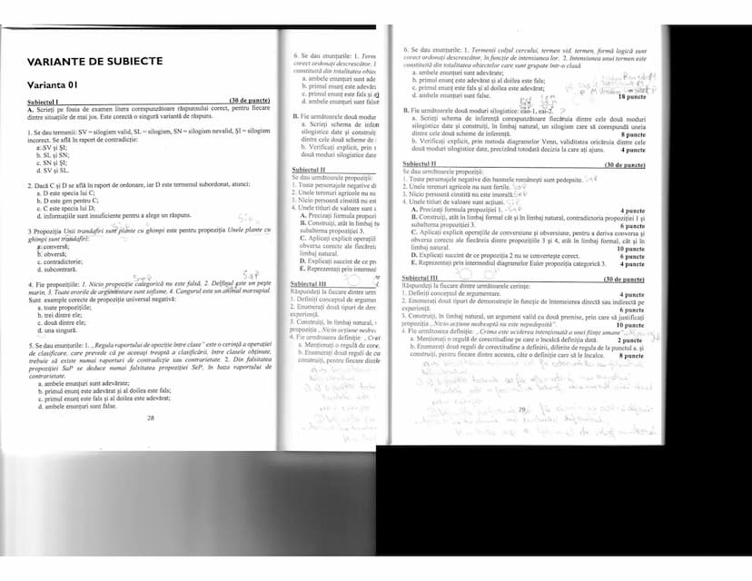--- OCR Start ---
LOGICĂ
Conținut minimal pentru bac
1. OBIECTUL DE STUDIU AL LOGICII
-În sens restrîns logica studiază din punct de vedere 