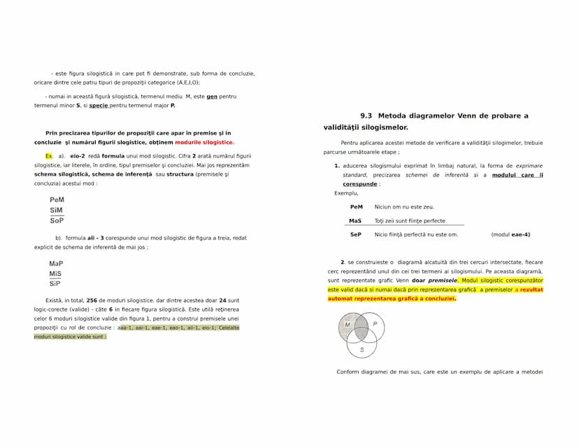--- OCR Start ---
LOGICĂ
Conținut minimal pentru bac
1. OBIECTUL DE STUDIU AL LOGICII
-În sens restrîns logica studiază din punct de vedere 