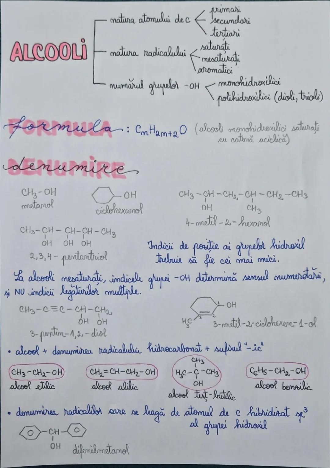 # ALCOOLİ

ALCOOL DE LEMN
$CH_{3}-OH$→ solvent pentru grăsimi, lacuri si vopsele; combustibil, ca materie
METANOL (ALCOOL METILIC) primă pt.