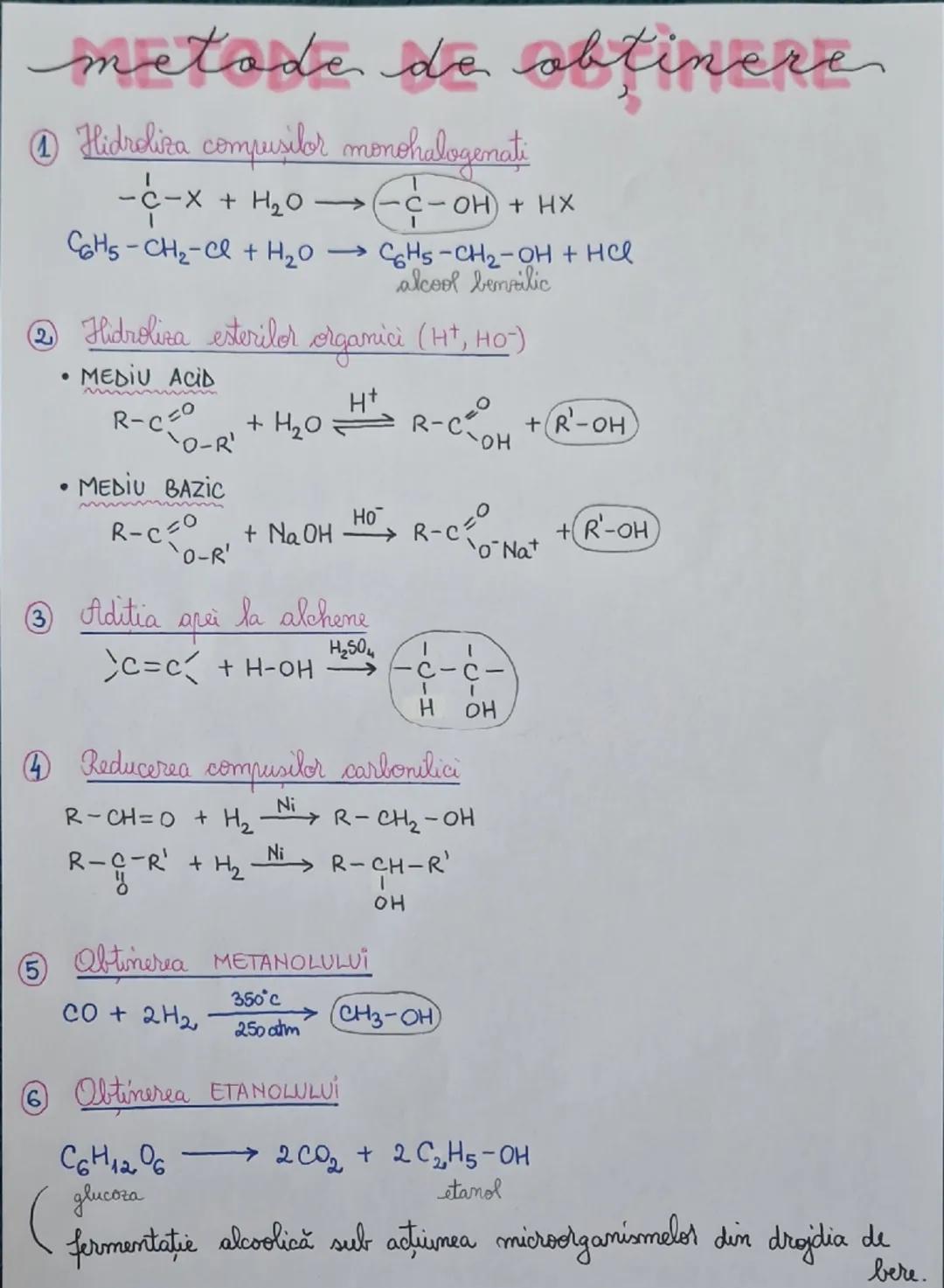 # ALCOOLİ

ALCOOL DE LEMN
$CH_{3}-OH$→ solvent pentru grăsimi, lacuri si vopsele; combustibil, ca materie
METANOL (ALCOOL METILIC) primă pt.