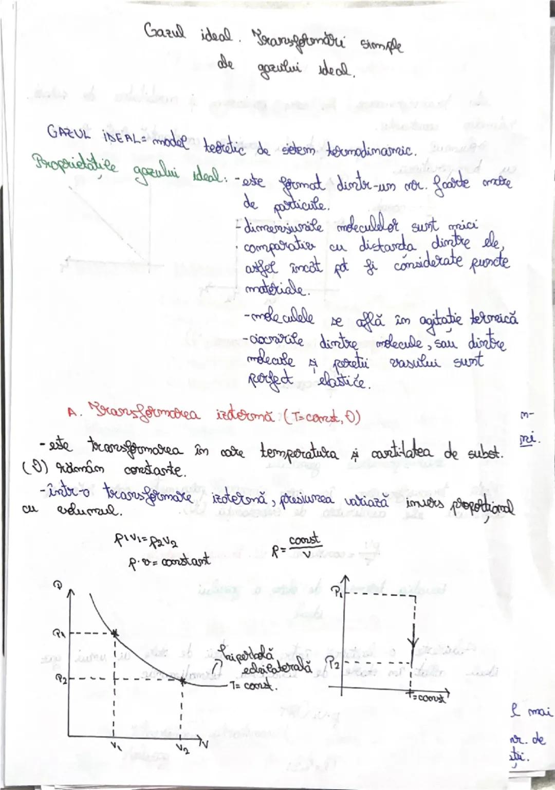 Gazul Ideal: Transformări Simple Explicate