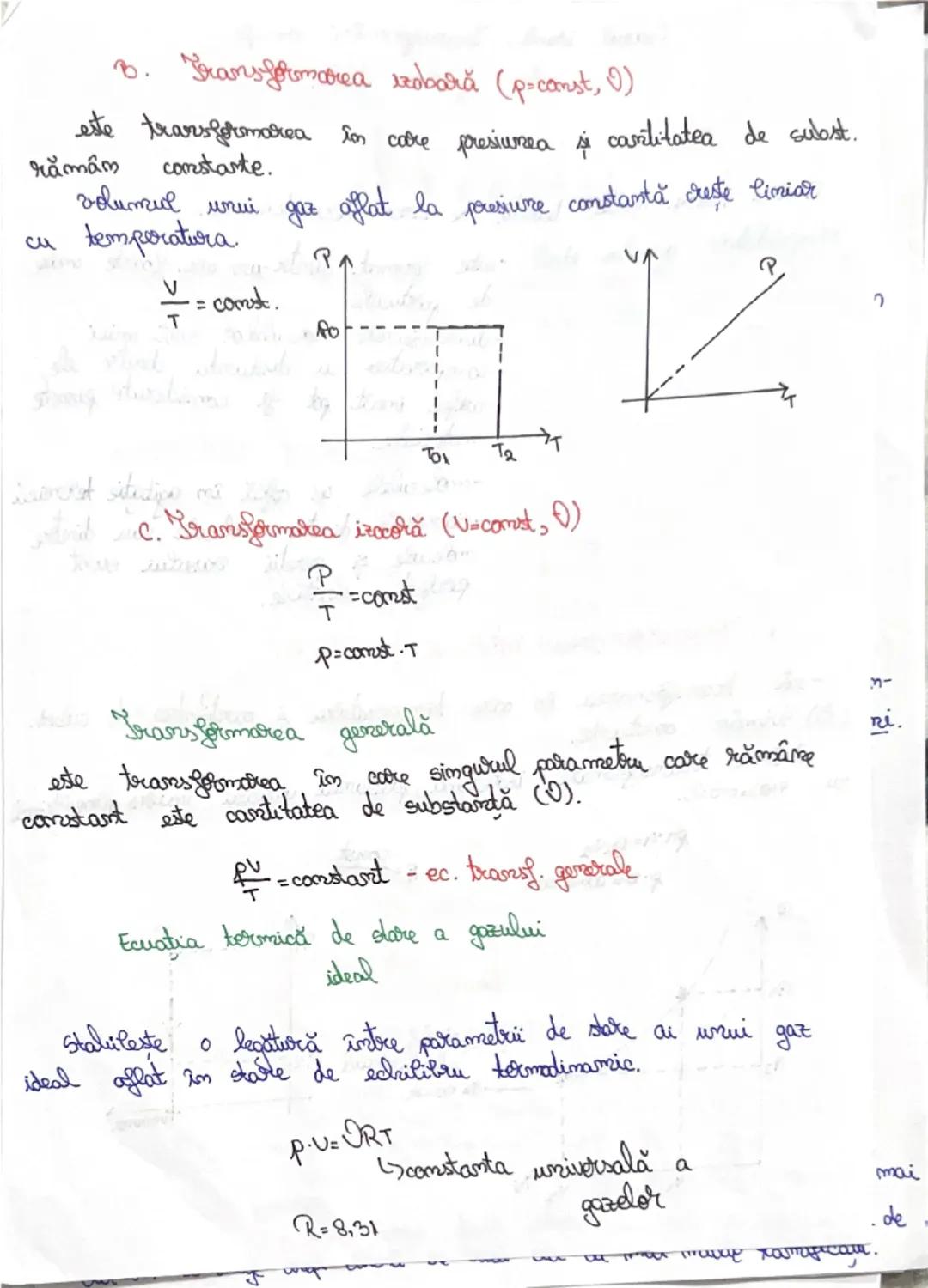 Gazul ideal. Bransferomori simple
de gazului deal.

de
GARUL IDEAL: model teoretic de sistem termodinamic...
Proprietatile gazului deal: est