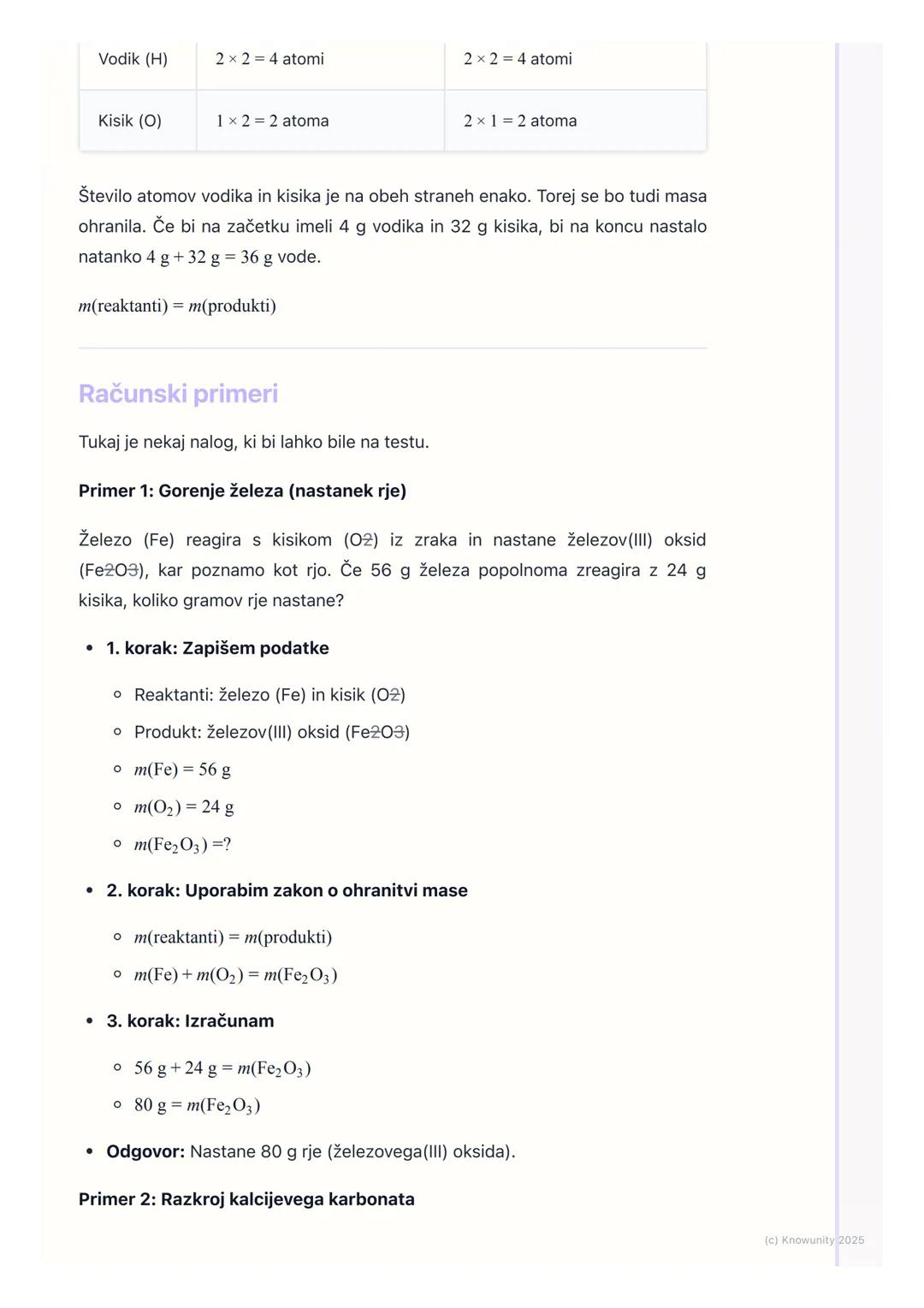 # Zakon o ohranitvi mase
(poenostavljeno)

Kaj je zakon o ohranitvi mase?

To je eno od osnovnih pravil v kemiji. V bistvu pravi, da se med 