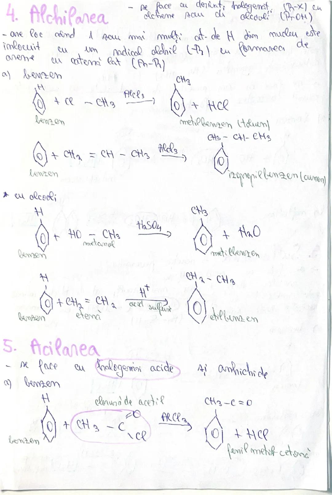 --- OCR Start ---
Anene
- hidrocarburi care contin în molecula 1 sau mai multe
mucee aromatice
• aneme mononucleare - 1 Ag nucleu $C_nH_{2n-