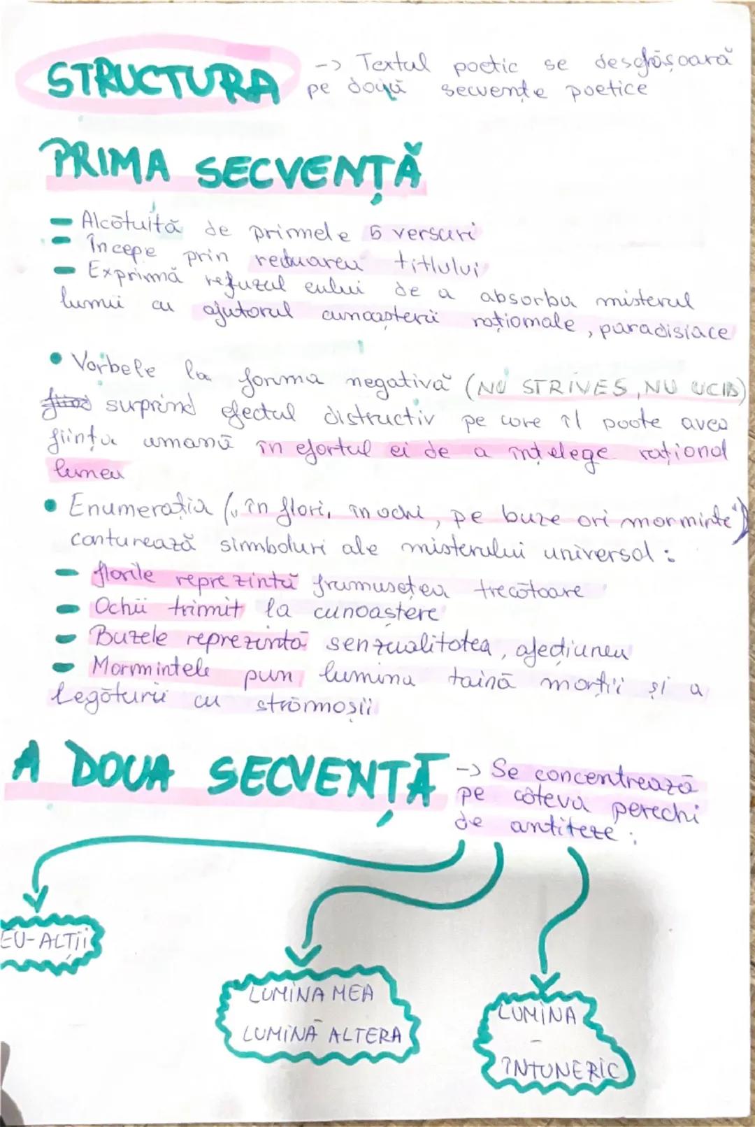 # EU NU STRIVESC COROLA
# DE MINUNI A LUMII
~ Lucian Blaga

# CURRENT/PERIOADĂ
- Deschide volumul (Poemele lumii)
- Publicată în anul 1919
-
