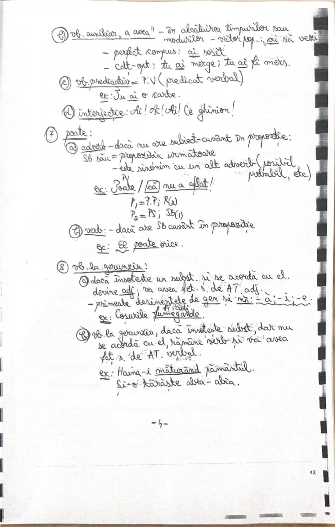 # VERBUL-parte de vorbire care arată acţiune, stare sau existenţă.

I. Clasificarea verbelor:

a. predicative- care pot alcătui singure pred