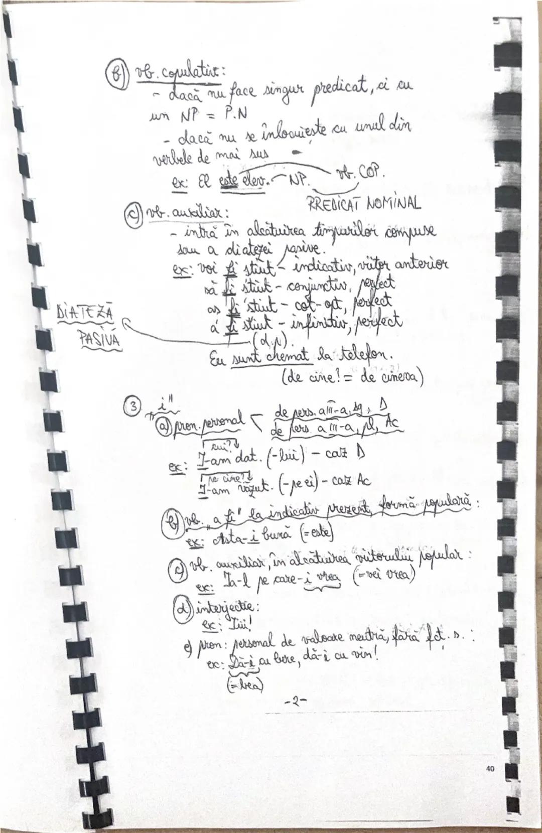 # VERBUL-parte de vorbire care arată acţiune, stare sau existenţă.

I. Clasificarea verbelor:

a. predicative- care pot alcătui singure pred