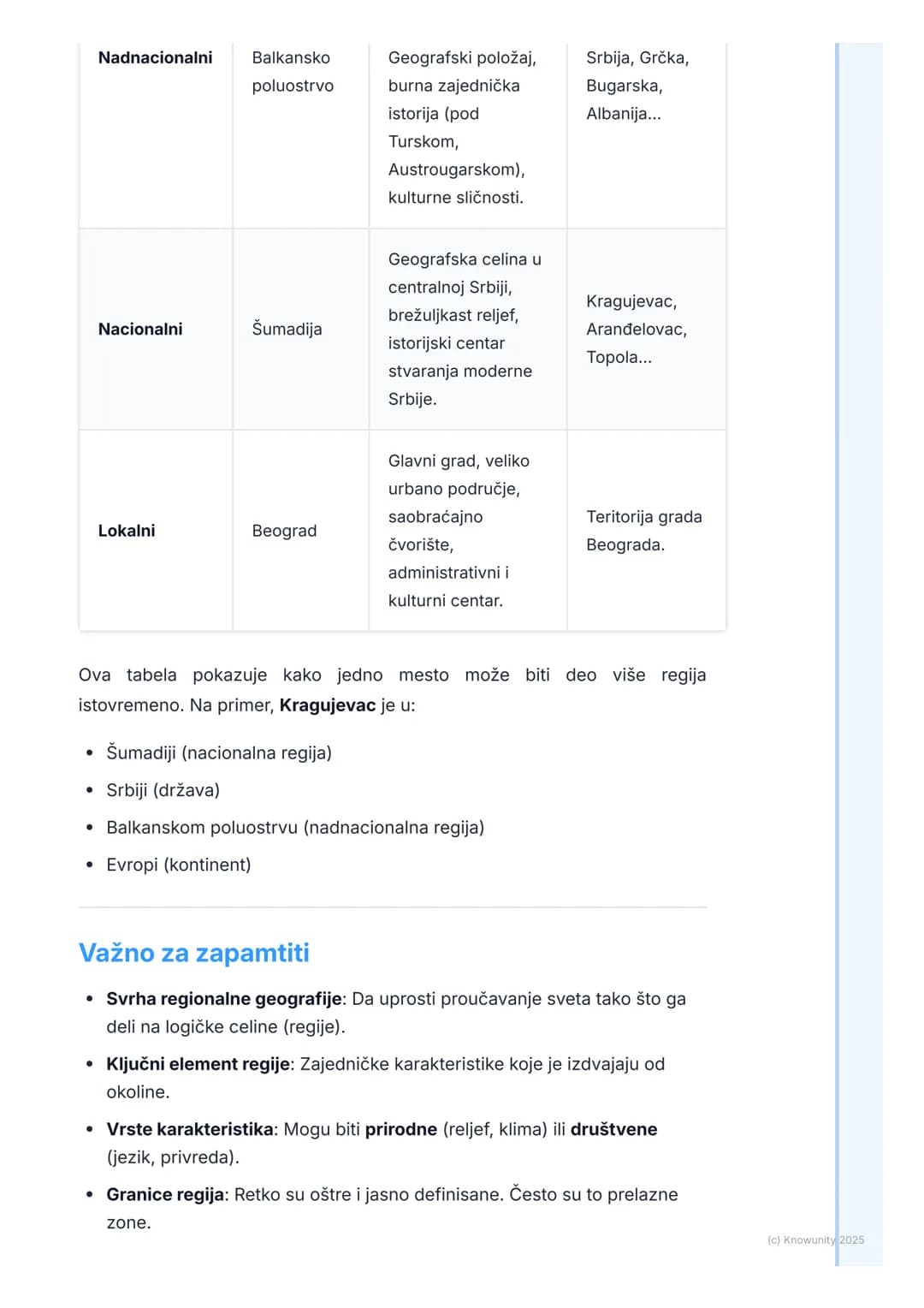 # Šta je regionalna geografija

Uvod u regionalnu geografiju

Regionalna geografija je grana geografije koja proučava različite delove
(regi
