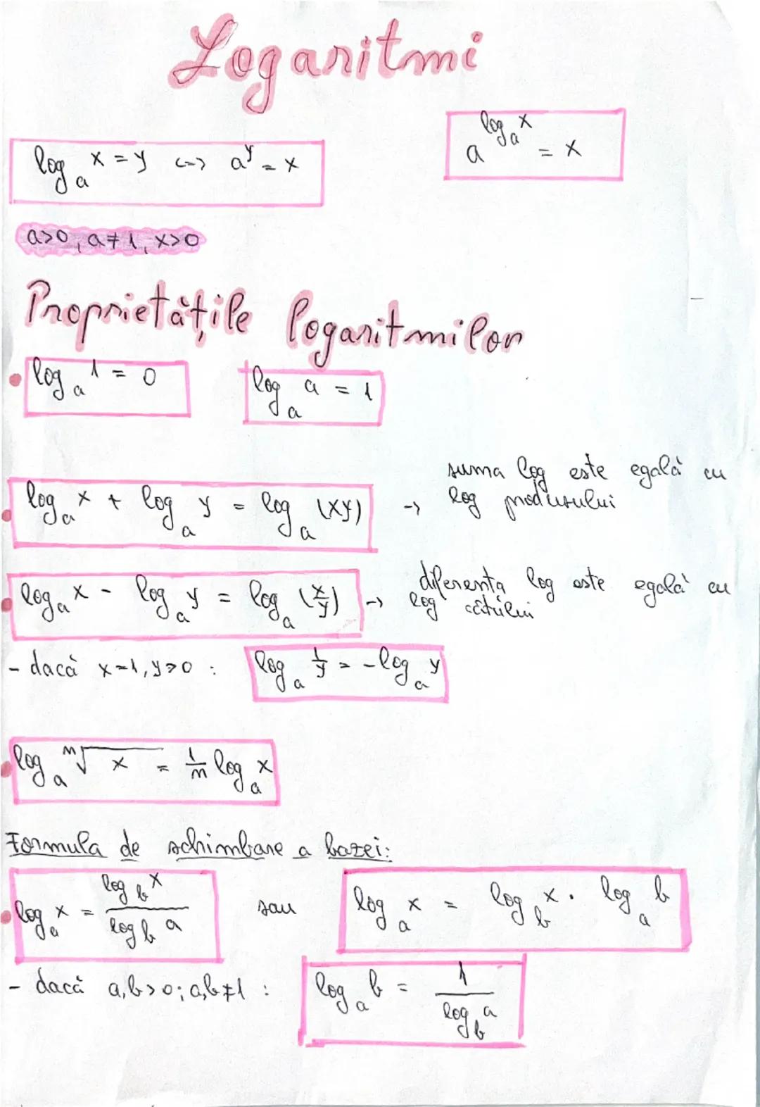 formule logaritmi