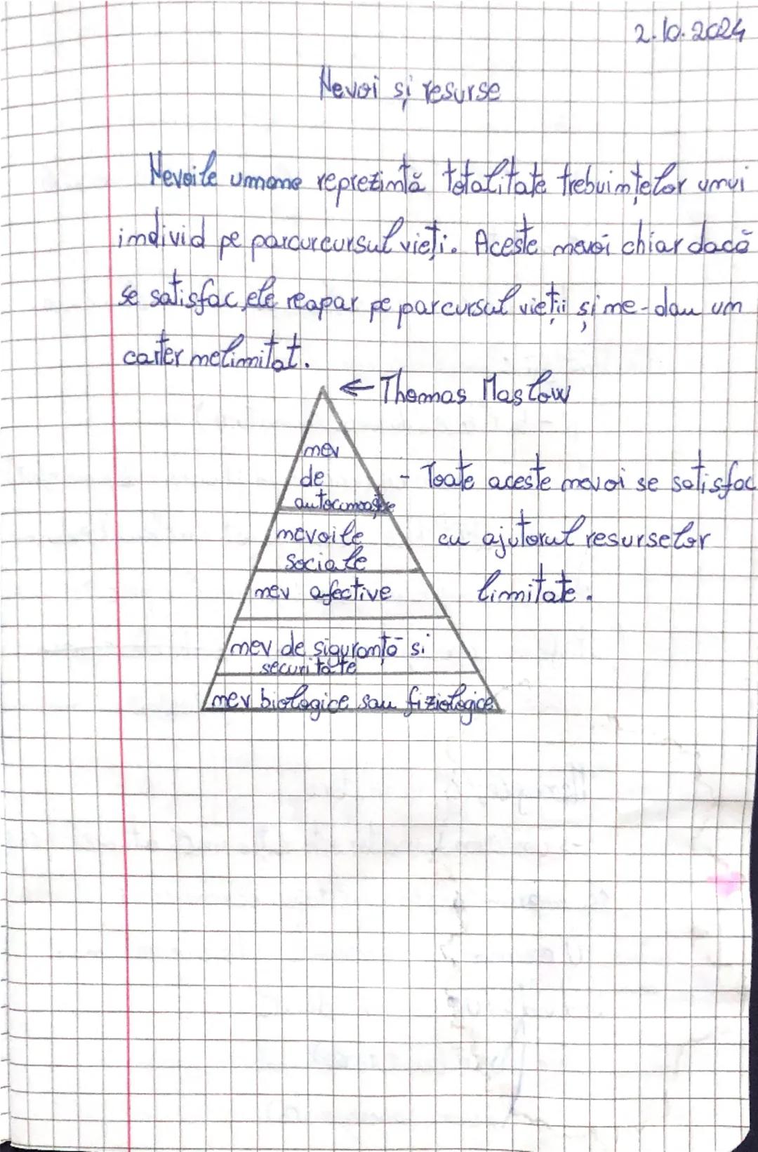 Nevoi și Resurse Esențiale